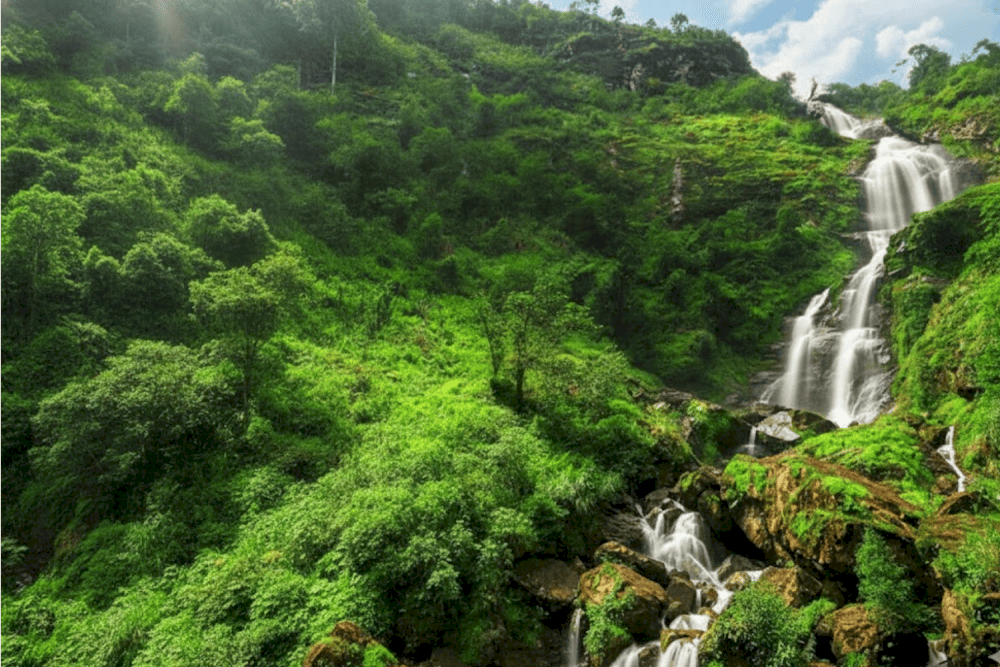 Visitors can capture worthy photos and videos during their journey at the Love Waterfall Sapa
